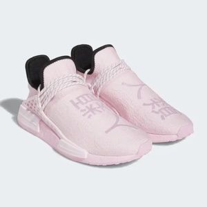 Adidas x Pharrell x NMD Human Race Pink Sneakers